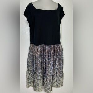 Heidi Weisel Sleeveless Knee Length/Midi Colorful Stretchy Dress size 3X